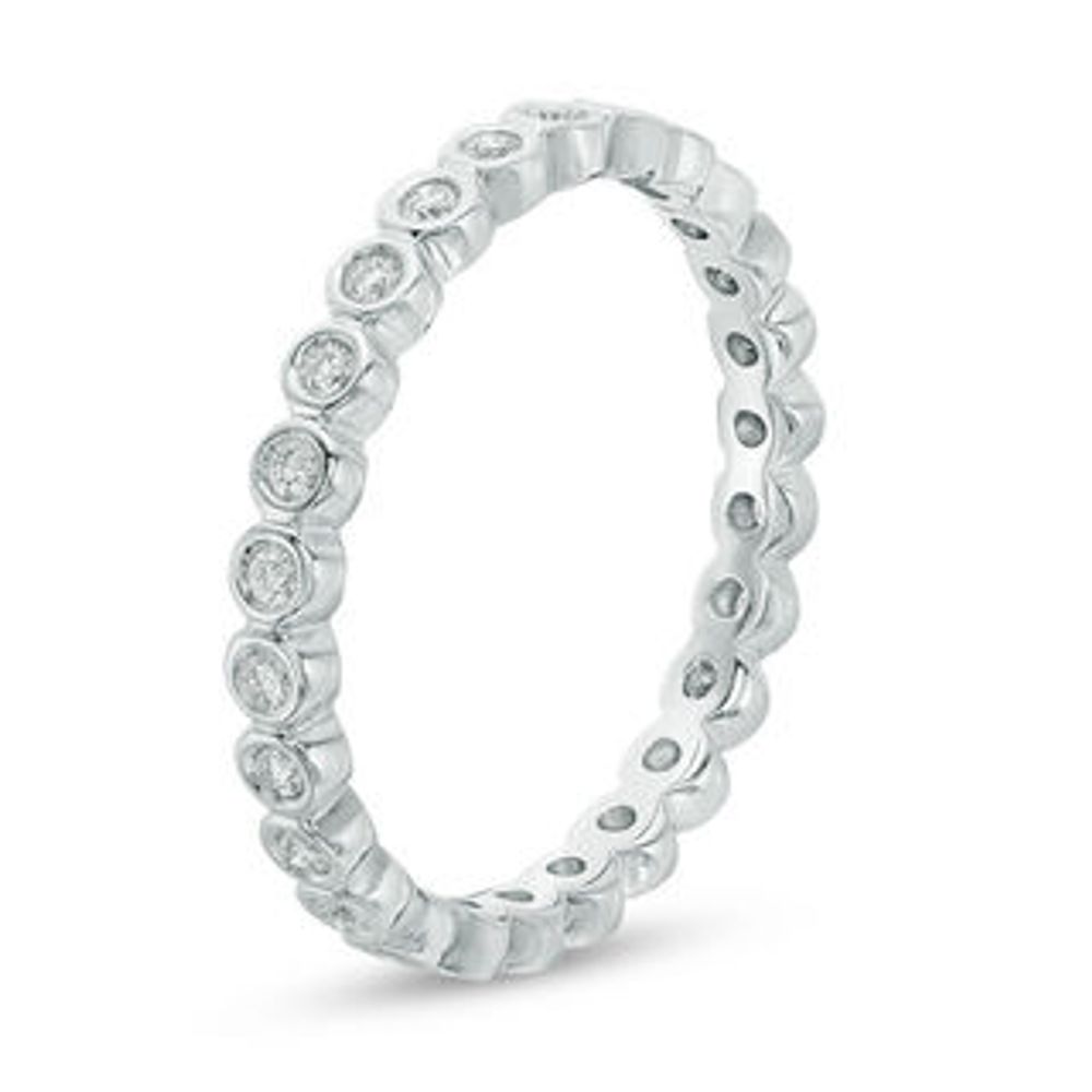 0.30 CT. T.W. Diamond Eternity Band in 14K White Gold|Peoples Jewellers