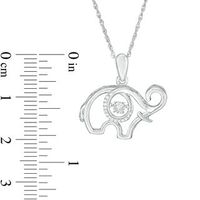 Unstoppable Love™ Diamond Accent Elephant Outline Pendant in Sterling Silver|Peoples Jewellers