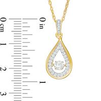 Unstoppable Love™ 0.37 CT. T.W. Diamond Teardrop Pendant in 10K Gold|Peoples Jewellers
