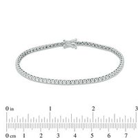 1.00 CT. T.W. Diamond Tennis Bracelet in 10K White Gold|Peoples Jewellers