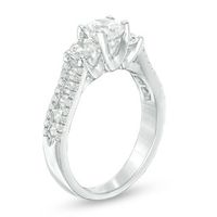 1.45 CT. T.W. Diamond Three Stone Ring in 10K White Gold|Peoples Jewellers