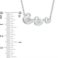 Diamond Accent Duck Family Necklace in Sterling Silver - 17"|Peoples Jewellers