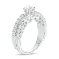 Celebration Canadian Ideal 0.83 CT. T.W. Certified Diamond Engagement Ring in 14K White Gold (I/I1)|Peoples Jewellers