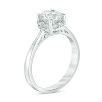 1.25 CT. T.W. Certified Canadian Diamond Frame Engagement Ring in 14K White Gold (I/I1)|Peoples Jewellers