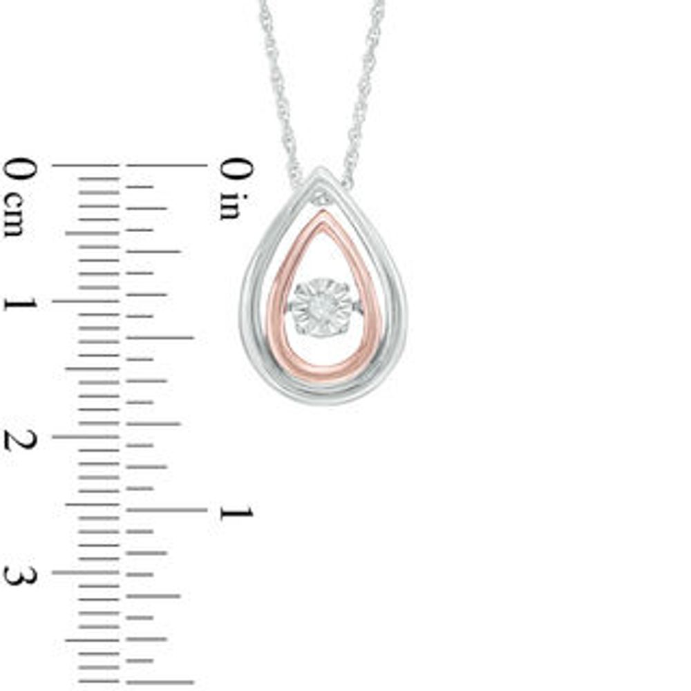 Kay Unstoppable Love Diamond Heart Necklace 1/2 ct tw 10K Rose Gold 18