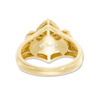 0.95 CT. T.W. Marquise Diamond Past Present Future® Double Frame Engagement Ring in 14K Gold|Peoples Jewellers