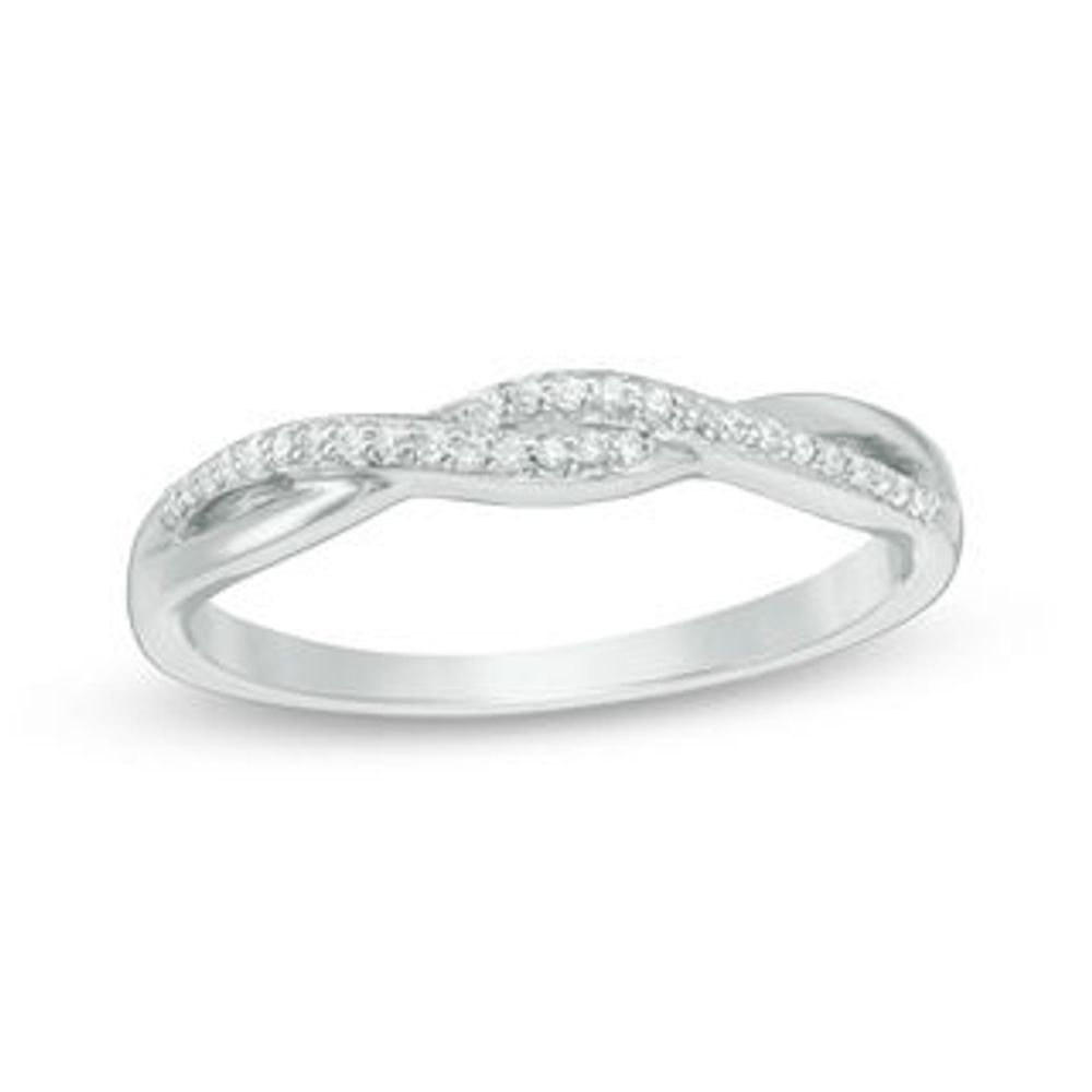 Convertibilities 0.20 CT. T.W. Diamond Crossover Three-in-One Ring in Sterling Silver and 10K Gold|Peoples Jewellers