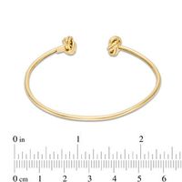 Love Knot Flexible Cuff in 14K Gold|Peoples Jewellers