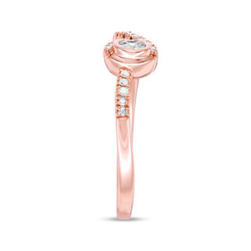 Interwoven™ 0.10 CT. T.W. Diamond Ring in 10K Rose Gold|Peoples Jewellers