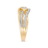 Interwoven™ 0.18 CT. T.W. Diamond Promise Ring in 10K Gold|Peoples Jewellers