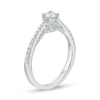 0.50 CT. T.W. Certified Canadian Diamond Engagement Ring in 14K White Gold (I/I2)|Peoples Jewellers