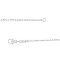 Diamond Accent Heart-Top Key and Heart Lock Double Strand Necklace in Sterling Silver and 10K Rose Gold - 25"|Peoples Jewellers