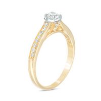 0.45 CT. T.W. Diamond Vintage-Style Engagement Ring in 10K Gold|Peoples Jewellers