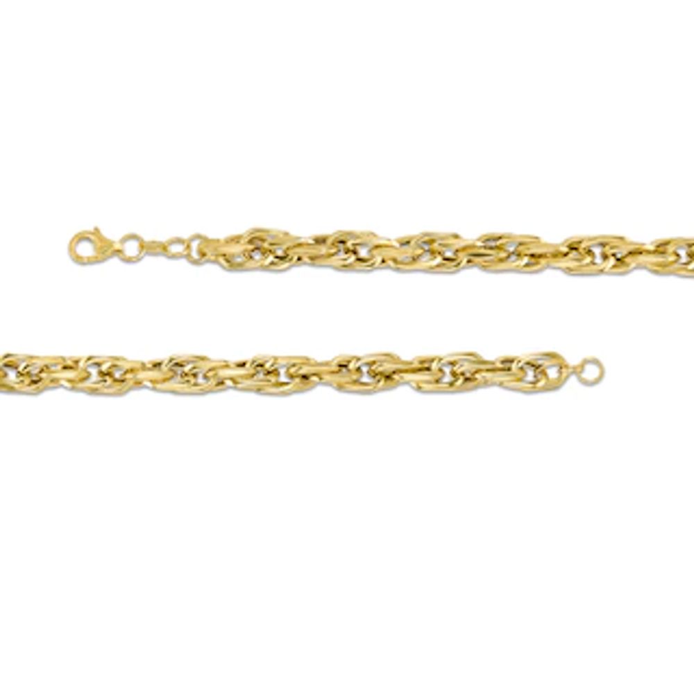 Men's 7.0mm Rope Chain Necklace in Hollow 14K Gold - 22"|Peoples Jewellers