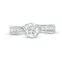 1.50 CT. T.W. Diamond Engagement Ring in 14K White Gold|Peoples Jewellers