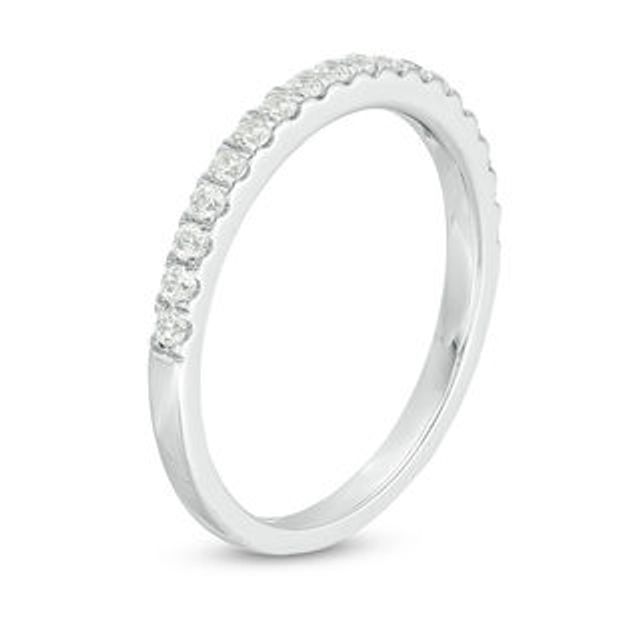 0.30 CT. T.W. Diamond Wedding Band in 10K White Gold|Peoples Jewellers