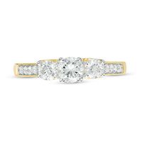 0.69 CT. T.W. Diamond Three Stone Engagement Ring in 10K Gold|Peoples Jewellers