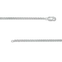 Lab-Created Blue Sapphire Moon Phases Double Strand Bracelet in Sterling Silver - 7.5"|Peoples Jewellers
