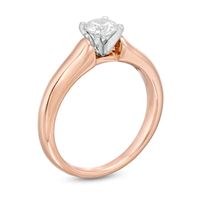 0.50 CT. Certified Canadian Diamond Solitaire Engagement Ring in 14K Rose Gold (I/I1)|Peoples Jewellers