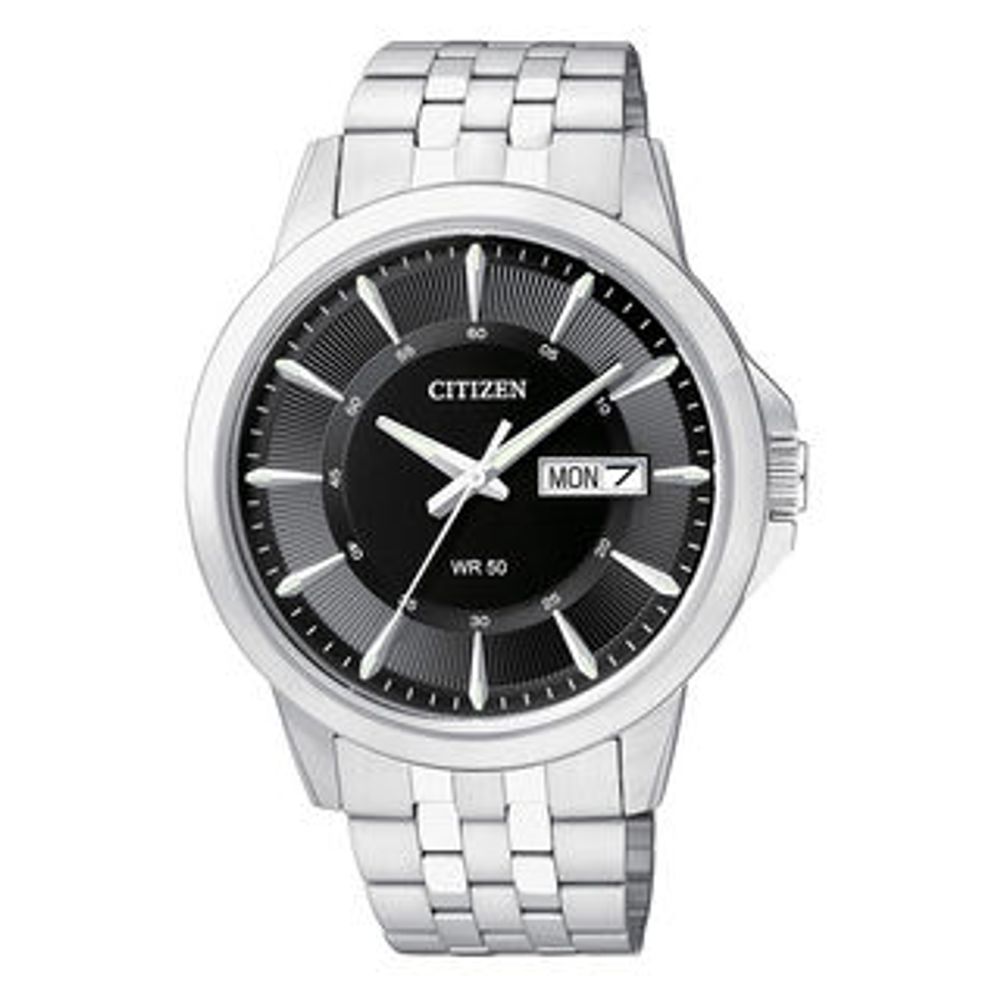 Men's Citizen Quartz Watch with Black Dial (Model: BF2011-51E)|Peoples Jewellers