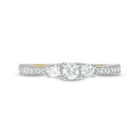 0.58 CT. T.W. Diamond Three Stone Engagement Ring in 10K Gold|Peoples Jewellers