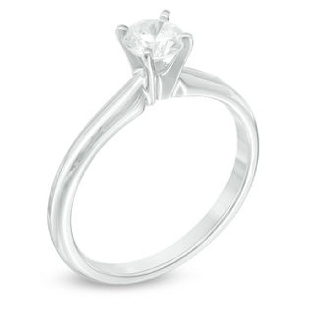 0.50 CT. Diamond Solitaire Engagement Ring in 14K White Gold (J/I3)|Peoples Jewellers