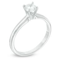 0.50 CT. Diamond Solitaire Engagement Ring in 14K White Gold (J/I3)|Peoples Jewellers