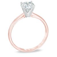 1.00 CT. Canadian Certified Diamond Solitaire Engagement Ring in 14K Rose Gold (J/I3)|Peoples Jewellers