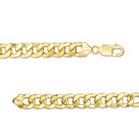 Men's 230 Gauge Curb Chain ID Bracelet in 14K Gold = 8.0"|Peoples Jewellers