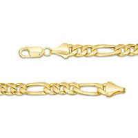 Men's 180 Gauge Figaro Chain Necklace in 14K Gold - 22"|Peoples Jewellers