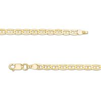 Peoples Italian Gold Men's 4.4mm Rope Chain Necklace in 14K Gold - 22