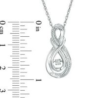 Unstoppable Love™ Diamond Accent Layered Infinity Pendant in Sterling Silver|Peoples Jewellers