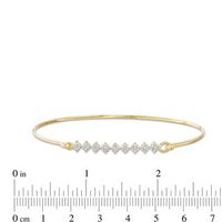 0.15 CT. T.W. Composite Diamond Bangle in 10K Gold|Peoples Jewellers