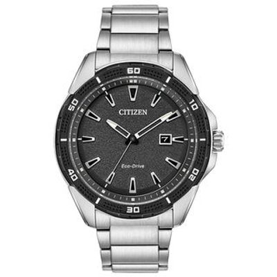 Men's Drive from Citizen Eco-Drive® AR Watch with Black Dial (Model: AW1588-57E)|Peoples Jewellers