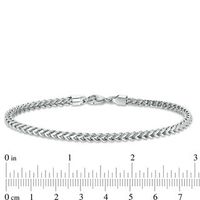 Men's 3.0mm Franco Chain Bracelet in Stainless Steel - 8.5"|Peoples Jewellers