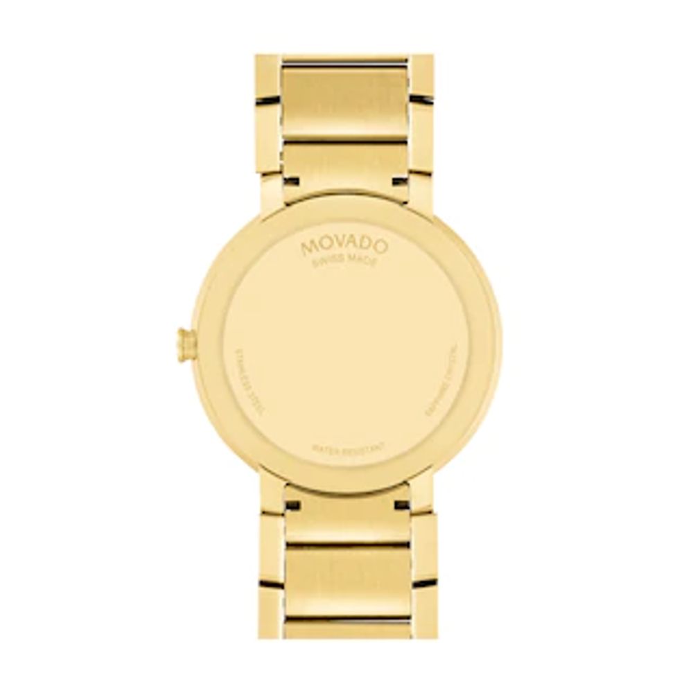 Men's Movado Sapphire™ Gold-Tone PVD Watch (Model: 0607180)|Peoples Jewellers