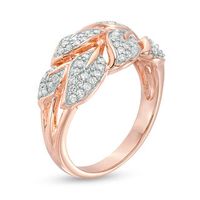 0.30 CT. T.W. Diamond Leaf and Vine Ring in 10K Rose Gold|Peoples Jewellers