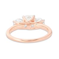 1.97 CT. T.W. Cushion-Cut Diamond Past Present Future® Engagement Ring in 14K Rose Gold|Peoples Jewellers