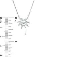 Unstoppable Love™ 0.04 CT. T.W. Diamond Palm Tree Pendant in Sterling Silver|Peoples Jewellers