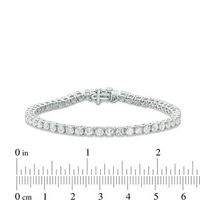 5.95 CT. T.W. Diamond Tennis Bracelet in 10K White Gold|Peoples Jewellers