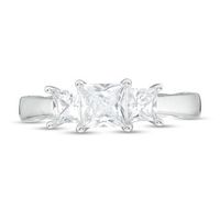 Celebration Canadian Ideal 1.00 CT. T.W. Princess-Cut Certified Diamond Engagement Ring in 14K White Gold (I/I1)|Peoples Jewellers