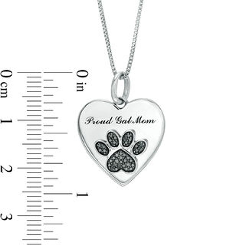 EverWith Unisex Paw Print Memorial Ashes Pendant with Fine Crystals –  EverWith®