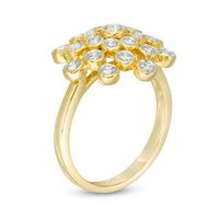 0.69 CT. T.W. Composite Diamond Bezel-Set Ring in 10K Gold|Peoples Jewellers