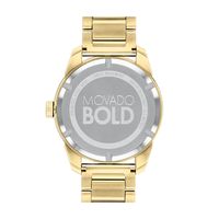 Men's Movado Bold® Gold-Tone Watch with Black Dial (Model: 3600605)|Peoples Jewellers