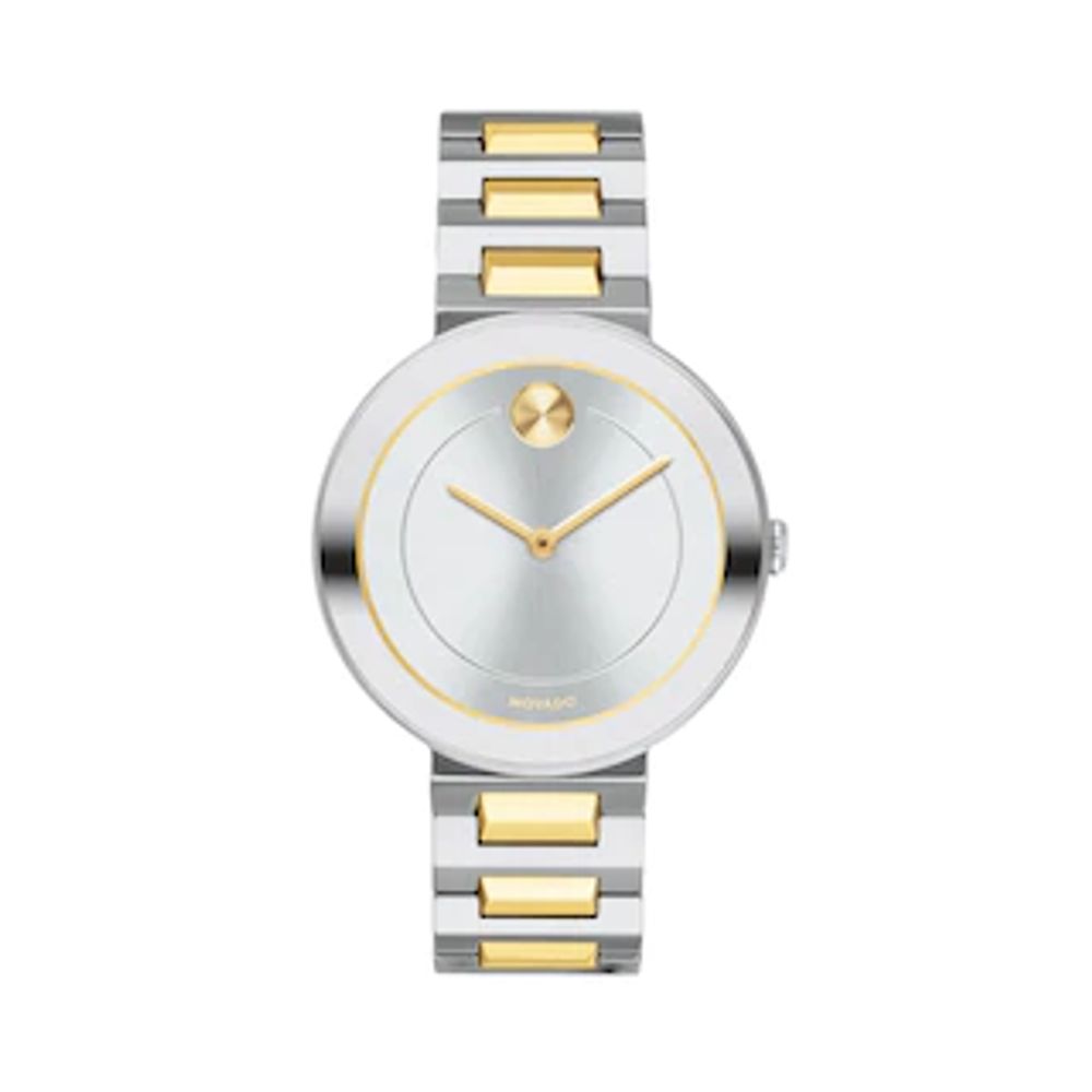 Ladies' Movado Bold® Two-Tone Watch with Silver-Tone Dial (Model: 3600548)|Peoples Jewellers