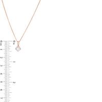 Peoples 100-Year Anniversary CT. T.W. Certified Canadian Diamond Pendant in 14K Rose Gold (I/I2)|Peoples Jewellers