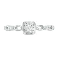 0.085 CT. T.W. Diamond Art Deco Ring in 10K Gold|Peoples Jewellers