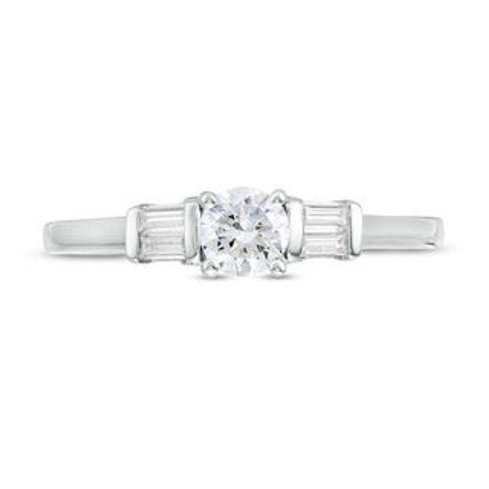 0.29 CT. T.W. Diamond Duo-Sides Engagement Ring in 10K Gold|Peoples Jewellers