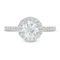 1.45 CT. T.W. Diamond Frame Engagement Ring in 14K White Gold|Peoples Jewellers