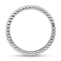 Stackable Expressions™ 3.0mm Ribbed Ring in Sterling Silver|Peoples Jewellers